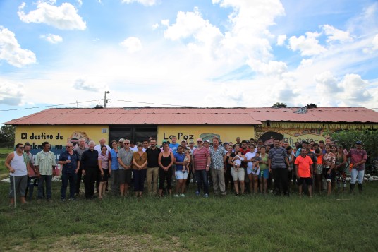 The delegation travelled to a FARC reincorporation zone in the Department of Arauca.