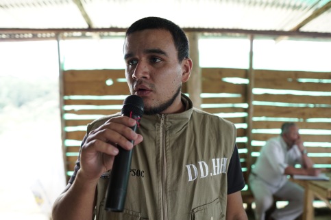 Human rights activist in Cauca